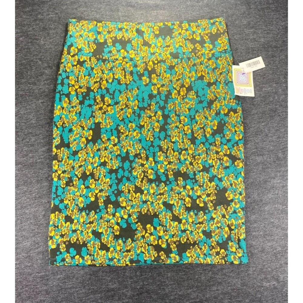 LuLaRoe Cassie Pencil Skirt Women’s Size 2XL Multicolor Floral NWT